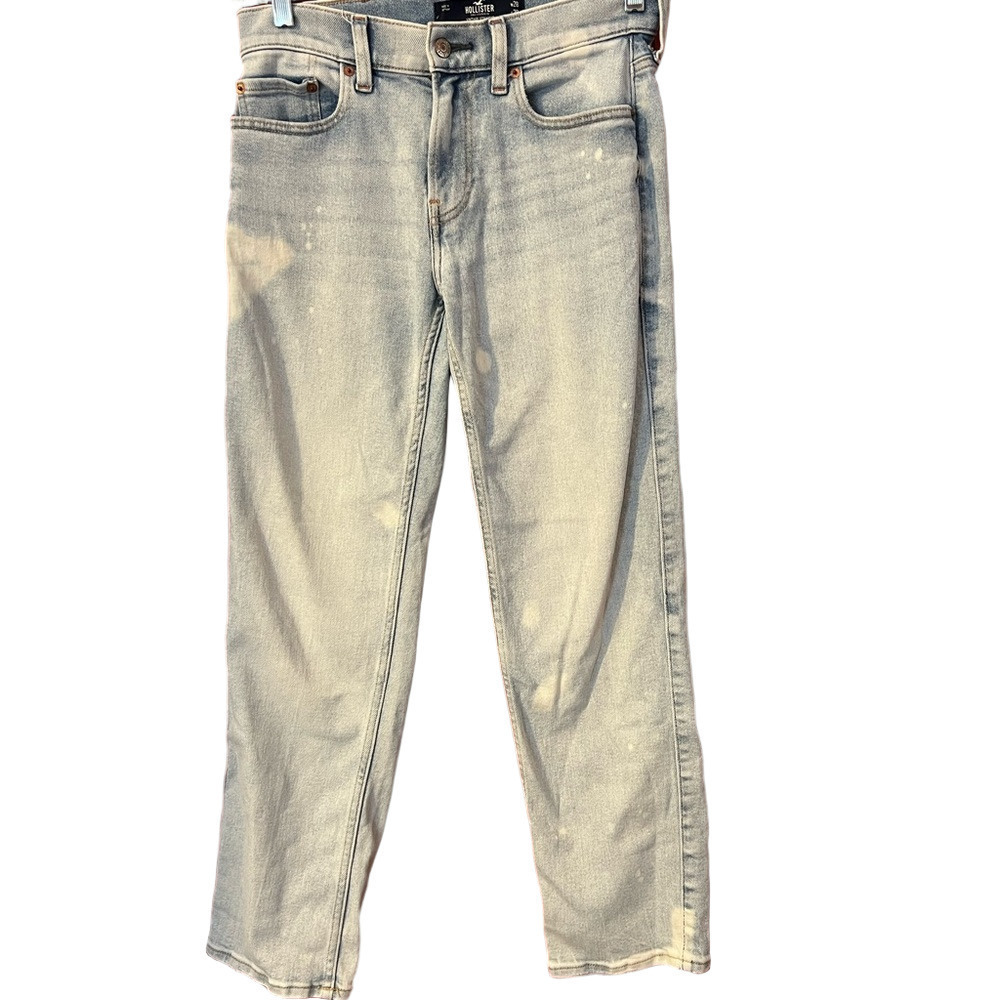Hollister Light Wash Vintage Straight Jeans 28x30